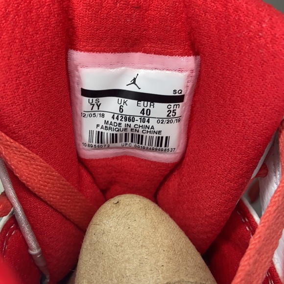 Jordan 7 Retro “Topaz Mist” | 7Y | Good Condition | 442960-104 | wht/blu/pink - Picture 6 of 6